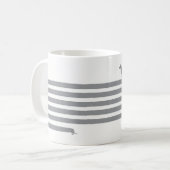 Gris drôle de tasse de teckel (Devant gauche)