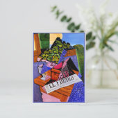 Gris - Een pot Geraniums Briefkaart (Staand voorkant)