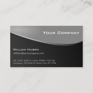 Gris élégant, Carte de visite d'entreprise