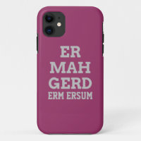 Gris Ermahgerd iPhone 5 à peine Coque