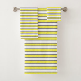 Gris et bandes jaunes statiques