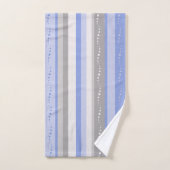 Gris Et Bleu (Serviette à main)