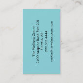 Gris et carte de visite de coutume de Chevron (Dos)