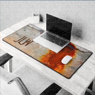 Gris et orange rouillé Urbain Grunge Élégant
