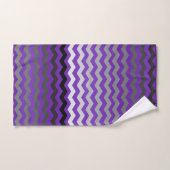 Gris et pourpre (Serviette à main)