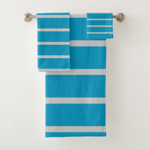 Gris et turquoise