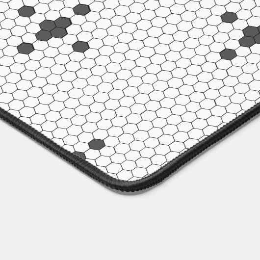 Gris étoile 4 pointes Faux Penny Tile Hexagon Tile (Coin)