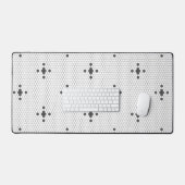 Gris étoile 4 pointes Faux Penny Tile Hexagon Tile (Clavier et souris)