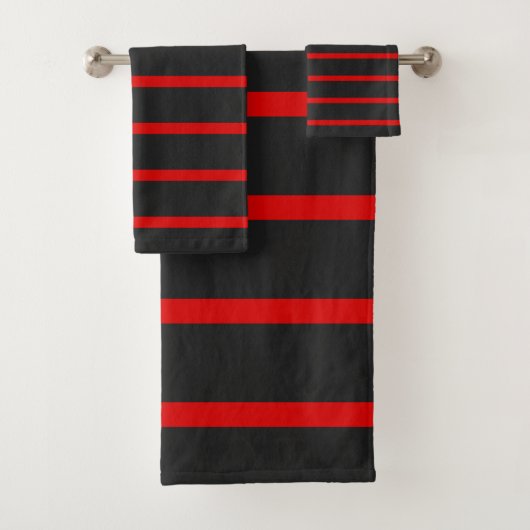 Gris foncé et rayures rouges (En situation)