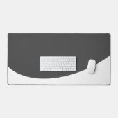 Gris foncé foncé Flow Blanc Wave Barrière (Clavier et souris)