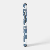 Gris Français Fleur de Lis avec monogramme (Côté gauche)