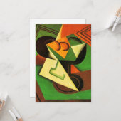 Gris - Fruitschaal en Fruit Kaart (Voorkant / Achterkant in situ)