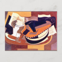 Gris - Gitaar en fruitschaal