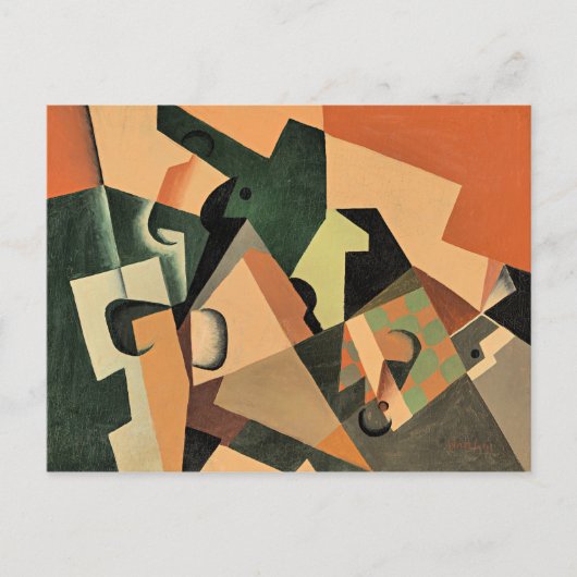 Gris - Glas en karton Briefkaart (Voorkant)