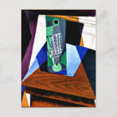 Gris - Glas op een tafel Briefkaart (Voorkant)