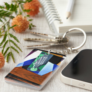 Gris - Glas op een tafel Sleutelhanger