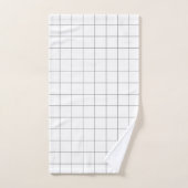 Gris Grille (Serviette à main)