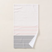 Gris Gris, Blanc Rose (Serviette à main)