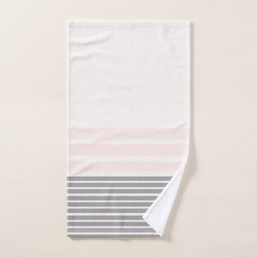 Gris Gris, Blanc Rose (Serviette à main)