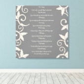 Gris Gris "Do It Anyway" Toile Enveloppé Imprimer (Insitu (Plancher de Bois))