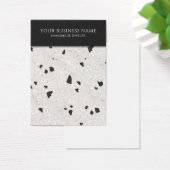 Gris Gris Gris Noir Terrazzo Porte Cartes D'Affich (Bureau)