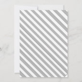 Gris Gris Gris rose fleur invitation mariage nouve (Dos)