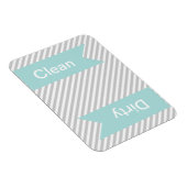 Gris Gris Propre - Magnets de lave-vaisselle sale (Côté Droit)