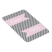 Gris Gris Propre - Magnets de lave-vaisselle sale (Côté Droit)