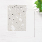 Gris Gris Terrazzo Elevage Cartes d'affichage (Bureau)
