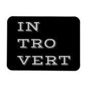 Gris Introvert Flexi Magnet (Horizontal)