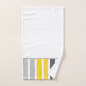 Gris Jaune Blancs (Serviette à main)