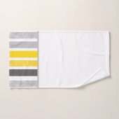 Gris Jaune Blancs (Serviette à main)