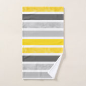 Gris Jaune Blancs (Serviette à main)