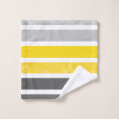 Gris Jaune Blancs (Gant de toilette)