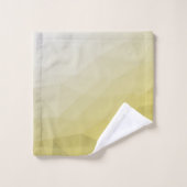 Gris jaune ombre Mesh cool élégant Motif (Gant de toilette)