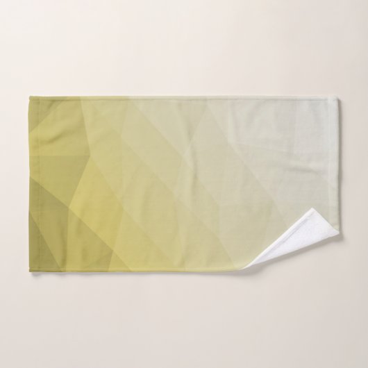 Gris jaune ombre Mesh cool élégant Motif (Serviette à main)