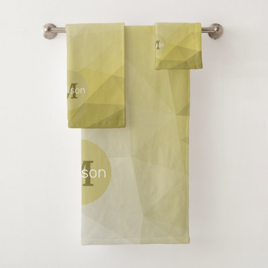 Gris Jaune ombre Mesh cool Motif Monogramme (En situation)