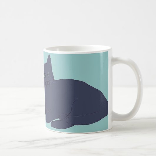 Gris Kitties tasse (Droite)
