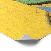 Gris - landschap op Ceret 1913 Poster (Hoek)