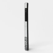 Gris Mehndi Motif BT iPhone 5 Coque (Dos/Gauche)