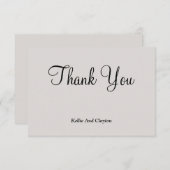 Gris Merci Cartes (Devant / Derrière)