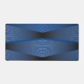 Gris Métal Contemporain Abstrait Sur Bleu (Recto)