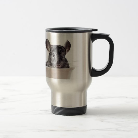 Gris mignon de chinchilla de tasse de thé (Droit)