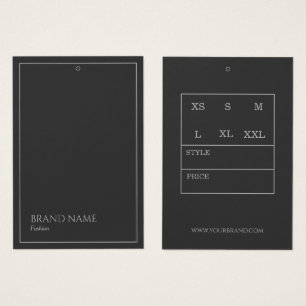 Gris Moderne Hang Tags