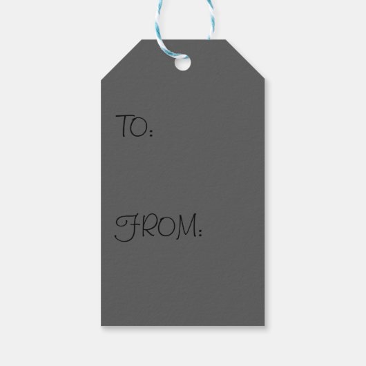 Gris n° 1, étiquette cadeau gris (Dos)