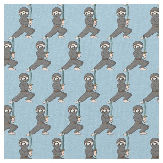 Gris Ninja 2 tissu de conception (Fermer)