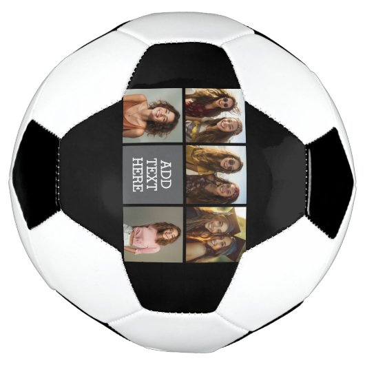 Gris noir 5 photo Collage avec texte (Tourné)