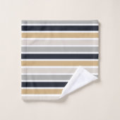 Gris, noir et tan (Gant de toilette)