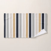 Gris, noir et tan (Serviette à main)