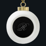 Gris noir minimaliste Ajouter Monogramme initial<br><div class="desc">Ceux qui le verront diront ce qu'est un design simple et ne seront pas en mesure d'ôter les yeux de ceci. C'est un design très élégant, très esthétique et très simple, parfait. Avec une telle simplicité, vous refléterez immédiatement ce que vous avez une personnalité fine et la sensibilité dans votre...</div>